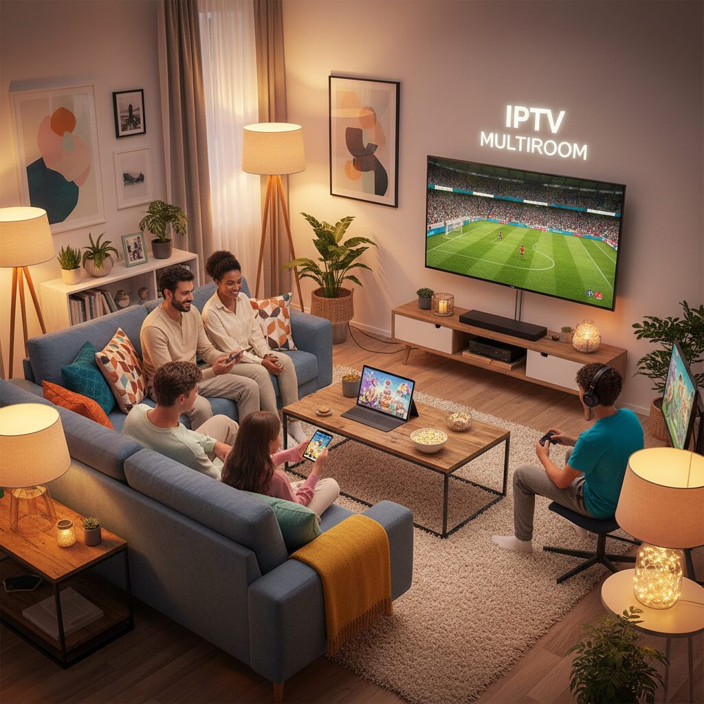 IPTV Multiroom: Die flexible L&ouml;sung f&uuml;r IPTV auf mehreren Ger&auml;ten im Haushalt &ndash; Vorteile, Einrichtung und Anbieter im &Uuml;berblick